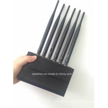 6-Antennas Portable 310/315/330/390/418/433MHz RF Radio Signal Jammer